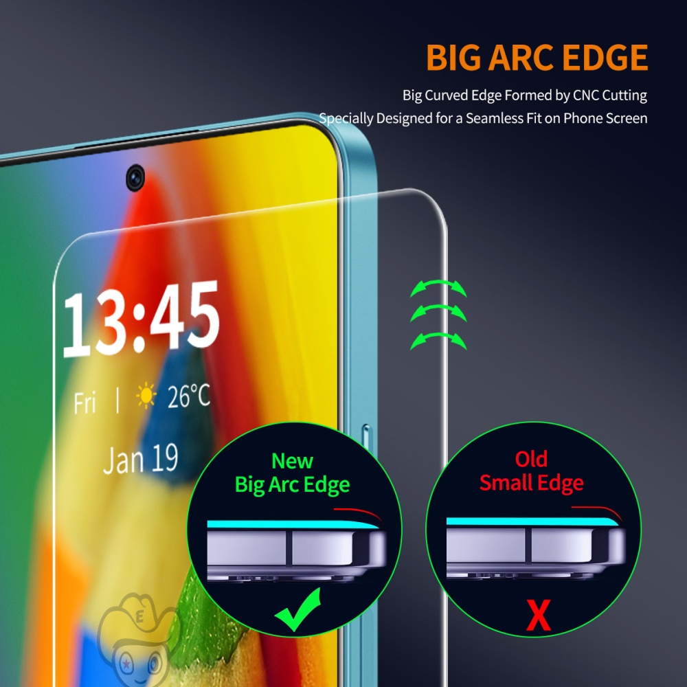 ENK védőüveg Samsung Galaxy S25 FE készülékhez