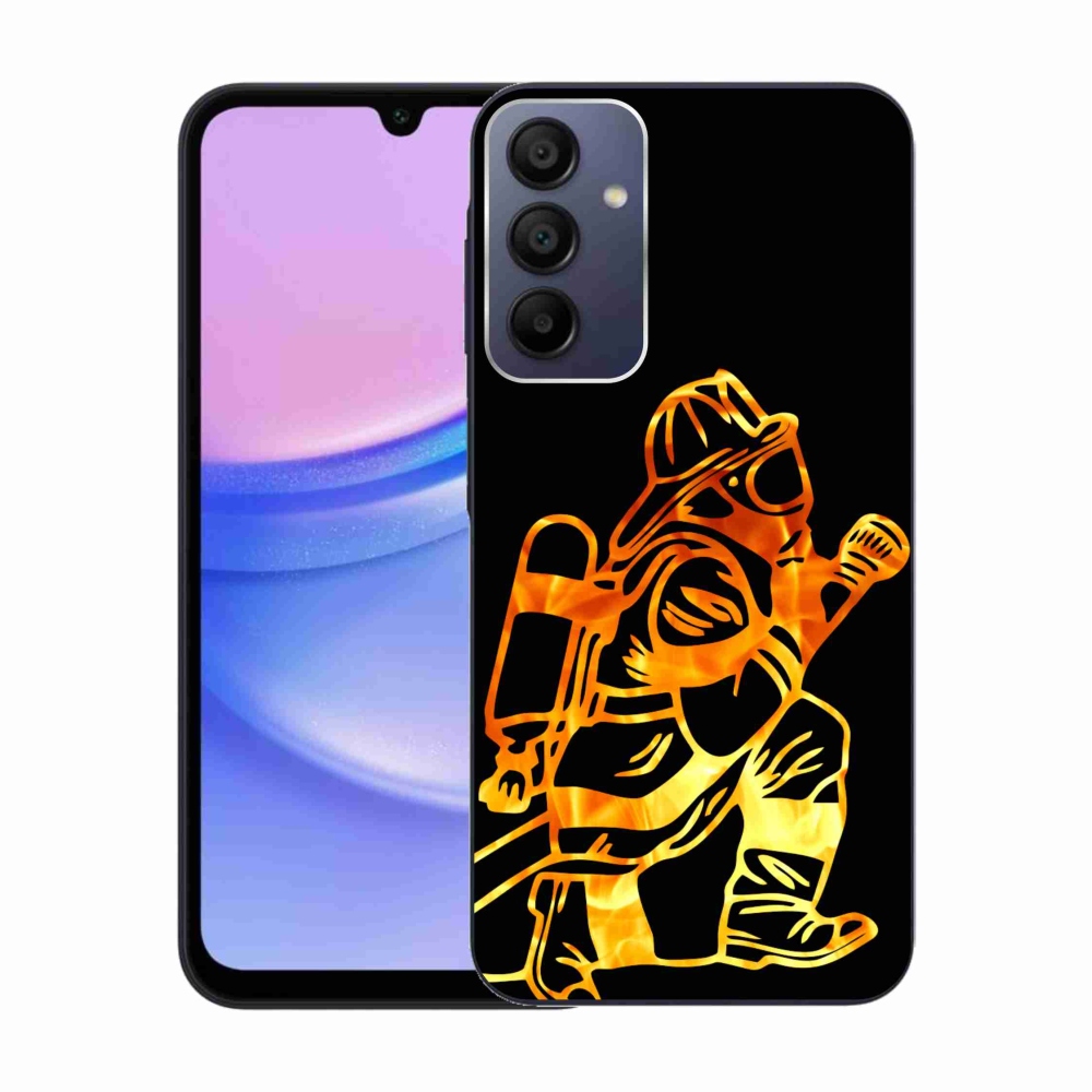 Zselés borítás mmCase Samsung Galaxy A15 4G/5G - tűzoltó 1