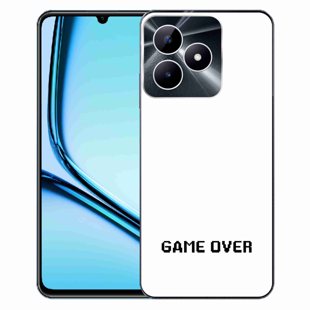 Gél borító mmCase a Realme Note 50 készülékhez - játék fehér háttérrel