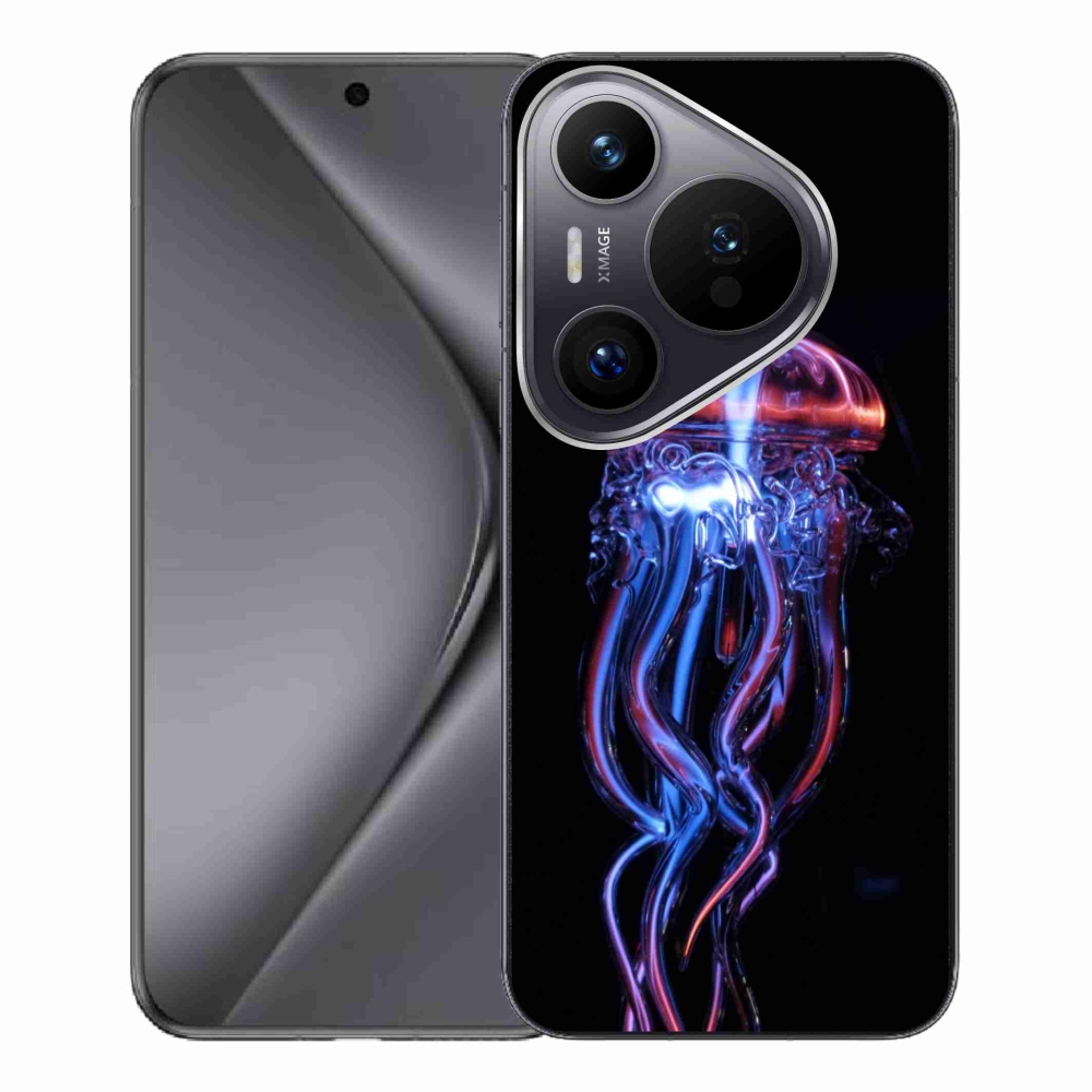Zselés borítás mmCase a Huawei Pura 70 Pro készülékhez - medúza