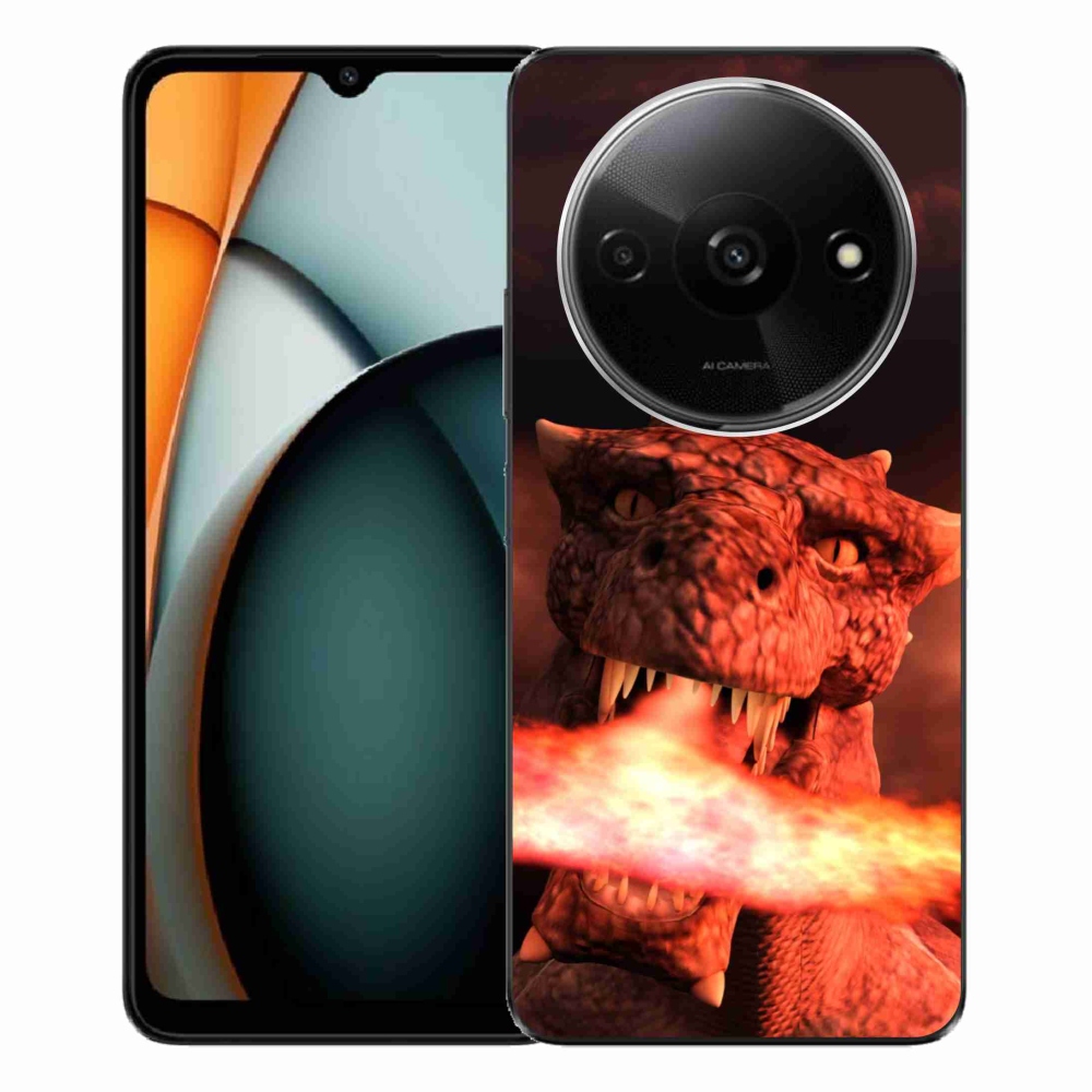 Gél borítás mmCase a Xiaomi Redmi A3-hoz - sárkány