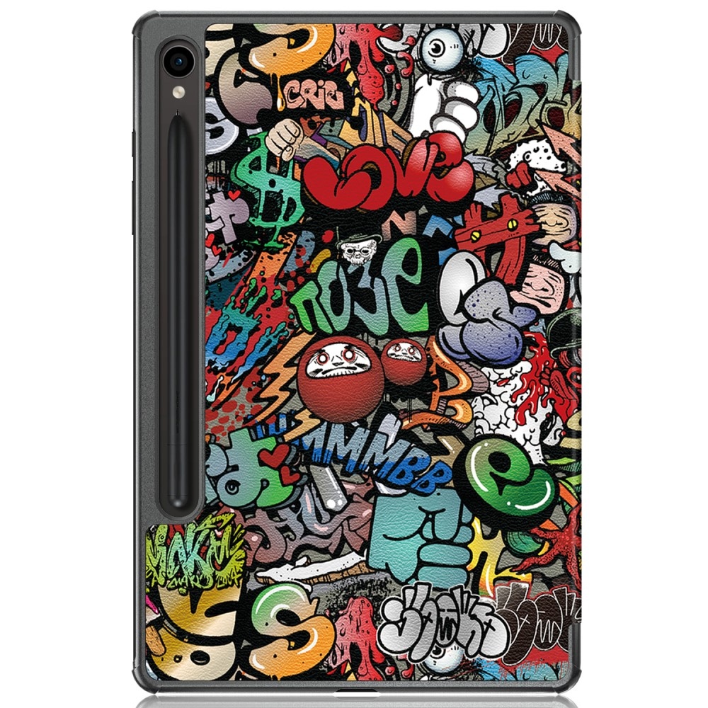 Nyomtatás intelligens záró tok Samsung Galaxy Tab S9/Tab S10 készülékhez - graffiti