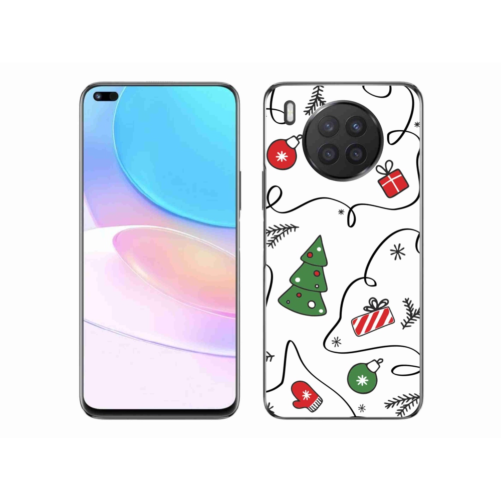 Gél borító mmCase a Honor 50 Lite készülékhez - karácsonyi motívumok