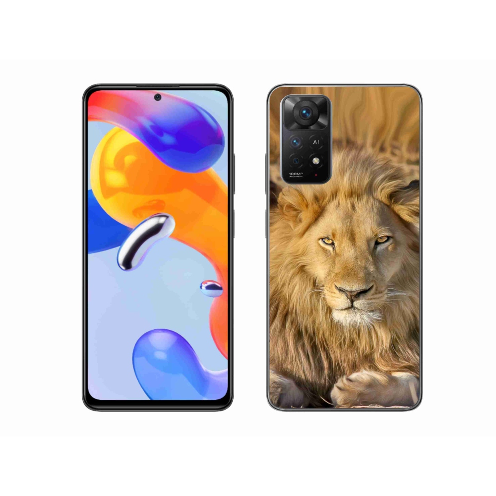 Gél borítás mmCase a Xiaomi Redmi Note 11 Pro 4G/5G - Lion 2 számára