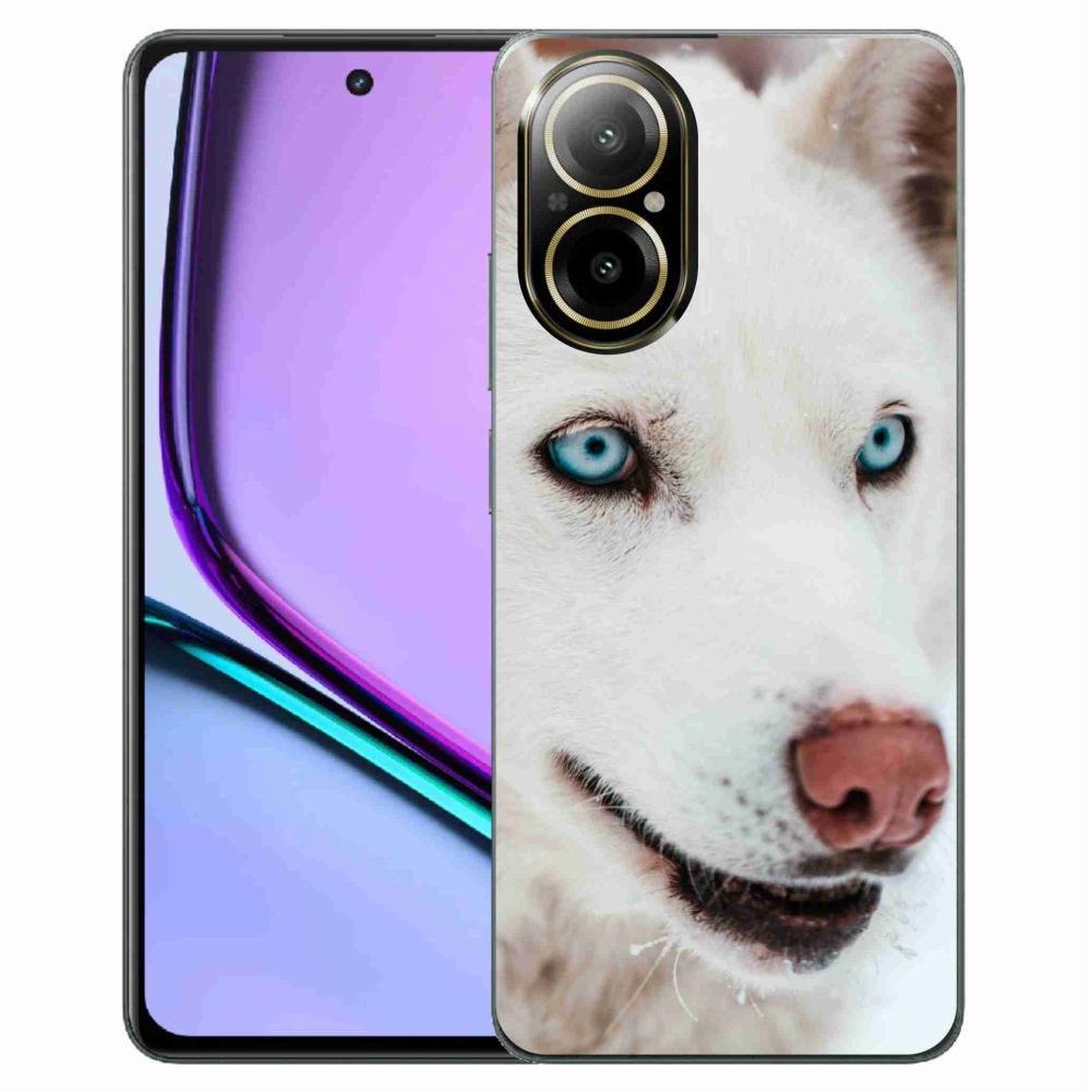 Gél tok mmCase a Realme C67 készülékhez - kutyaszemmel nézve