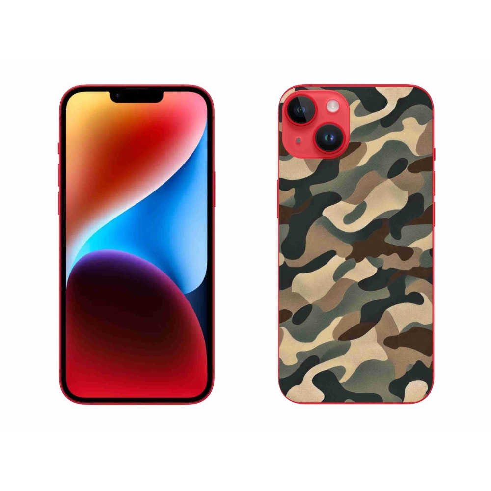 Zselés borítás mmCase iPhone 14 Plus készülékhez - terepszínű minta 11