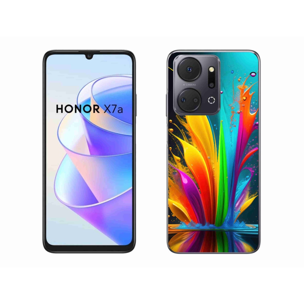 Zselés borítás mmCase a Honor X7a számára - absztrakt motívum 1