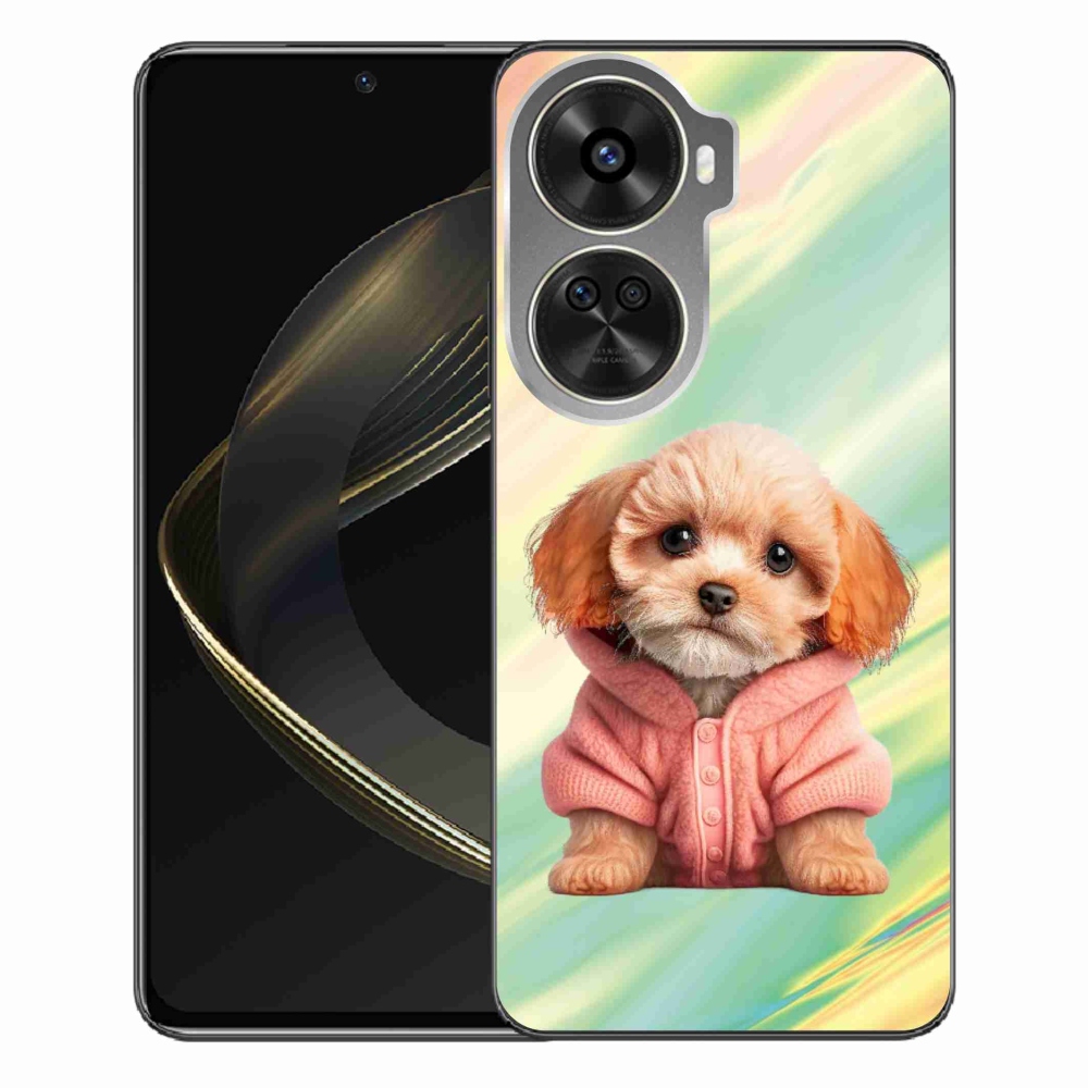 Gél borítás mmCase a Huawei Nova 12 SE számára - pulóveres kiskutya