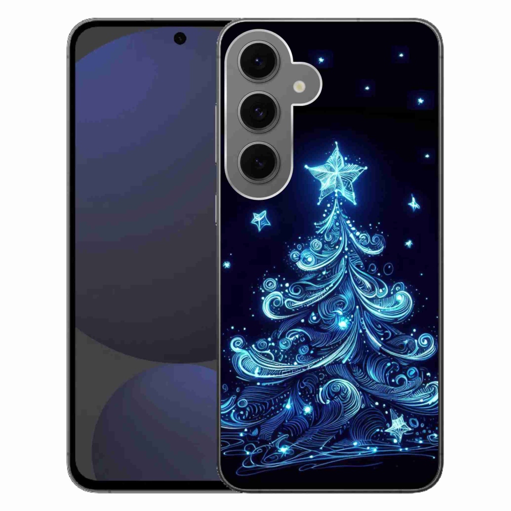 Gél borítás mmCase Samsung Galaxy S24 FE - neon karácsonyfa 4