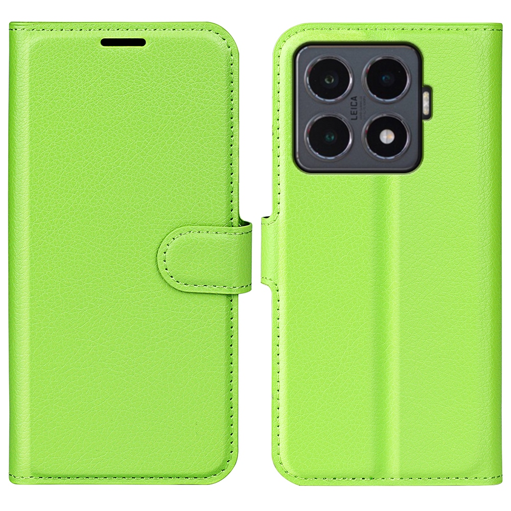 Litchi könyv tok a Xiaomi 15T Pro-hoz - zöld