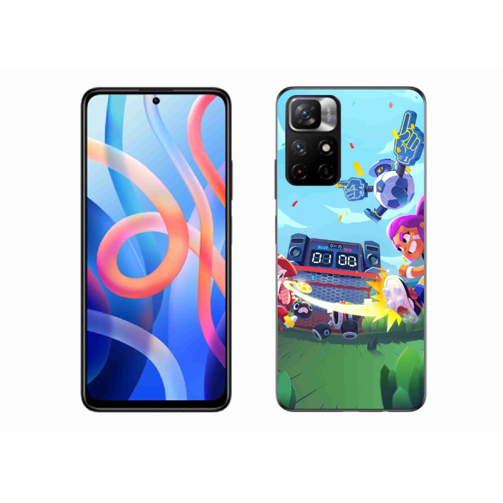 Gél borítás mmCase a Xiaomi Redmi Note 11S 5G-hez - verekedés csillagok 1