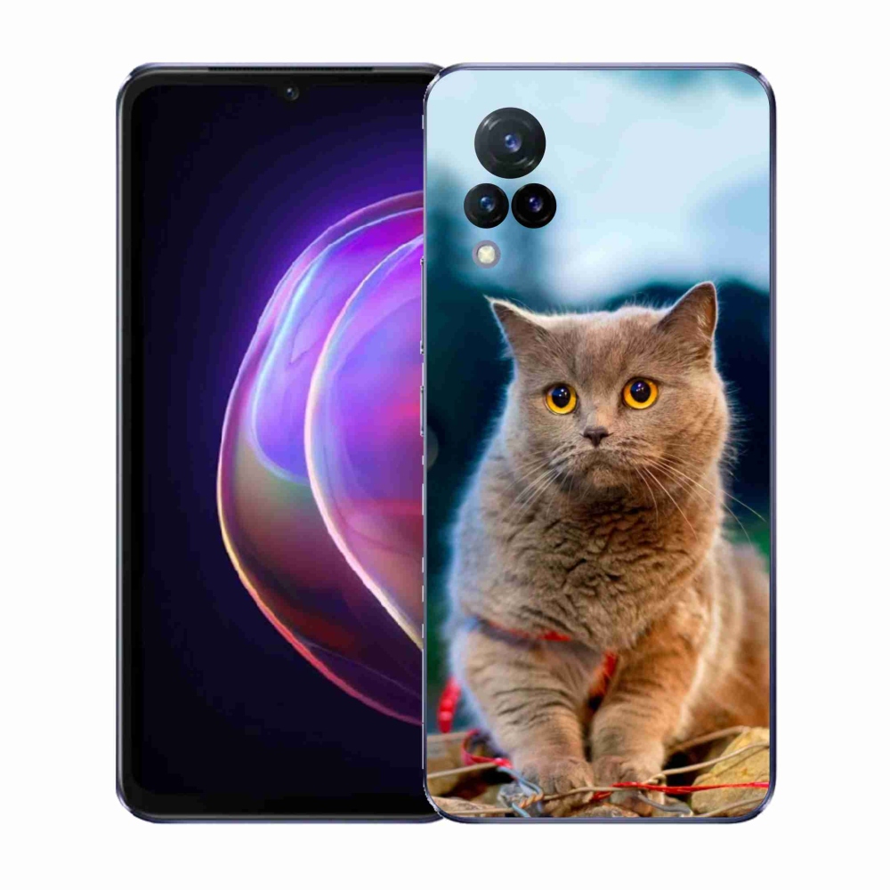 Gél védőburkolat mmCase a Vivo V21 4G/5G készülékhez - Brit kék 2