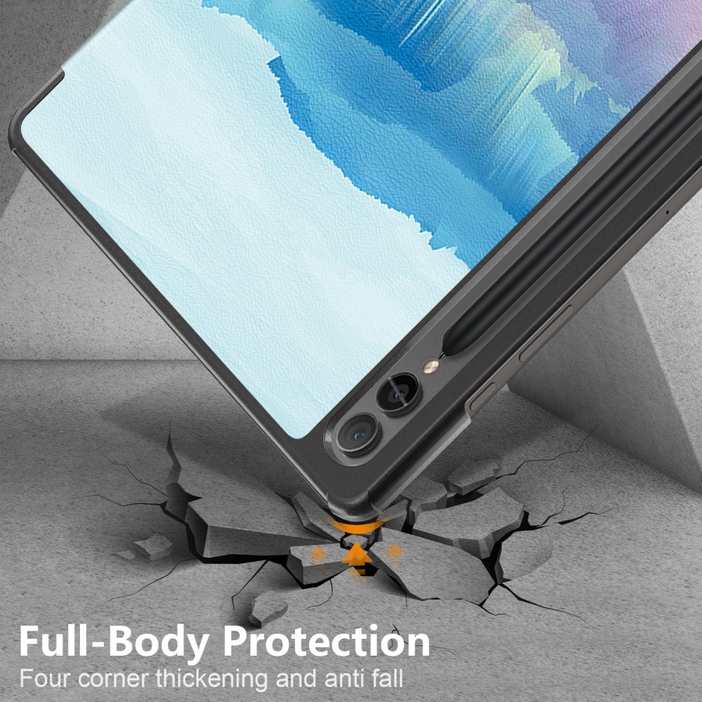 Nyomtatás intelligens záró tok Samsung Galaxy Tab S9 FE+ készülékhez - absztrakt minta