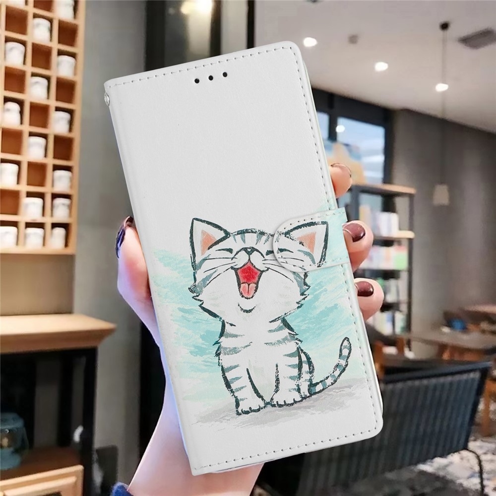 Biztonságos könyv tok a Xiaomi 15T Pro-hoz - rajzfilm cica