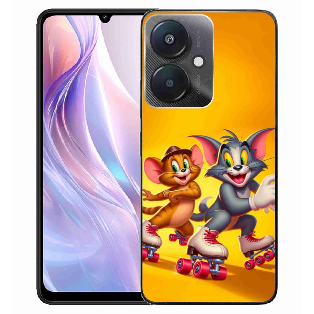 Gél borító mmCase a Xiaomi Redmi 13C 5G-hez - tom a jerry