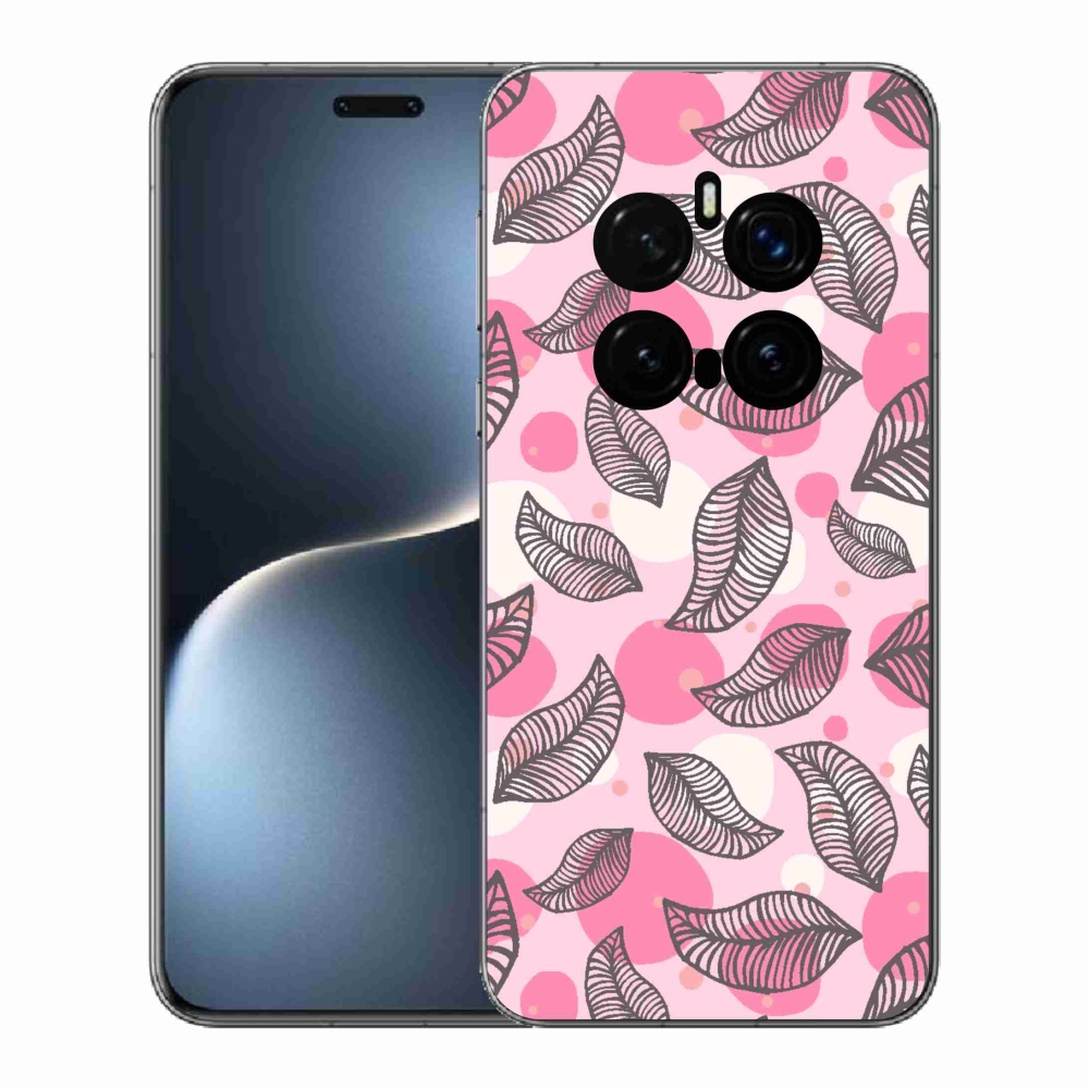 Gél borítás mmCase a Honor Magic 7 Pro 5G számára - rajzfilmes hulló levelek