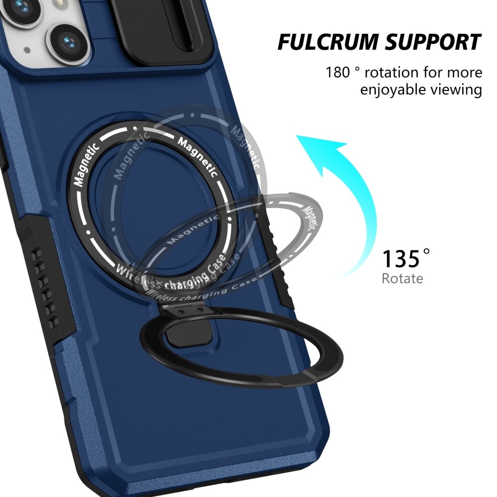 Fulcrum tartós borító kameravédelemmel és MagSafe funkcióval iPhone 14 készülékhez - Kék