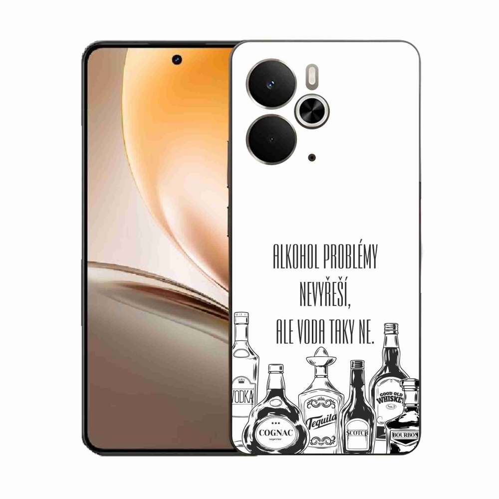 Gél borító mmCase a Realme 14 5G-hez - vicces szöveg fehér háttérrel