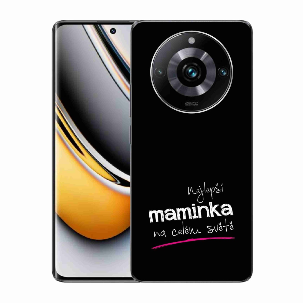 Gél borítás mmCase a Realme 11 Pro/11 Pro+ - legjobb anya 4 fekete háttérrel