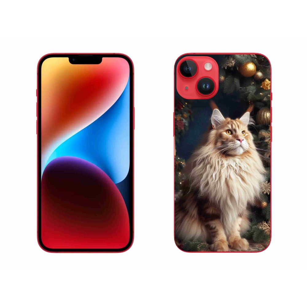Zselés borítás mmCase iPhone 14 Plus készülékhez - macska a fánál