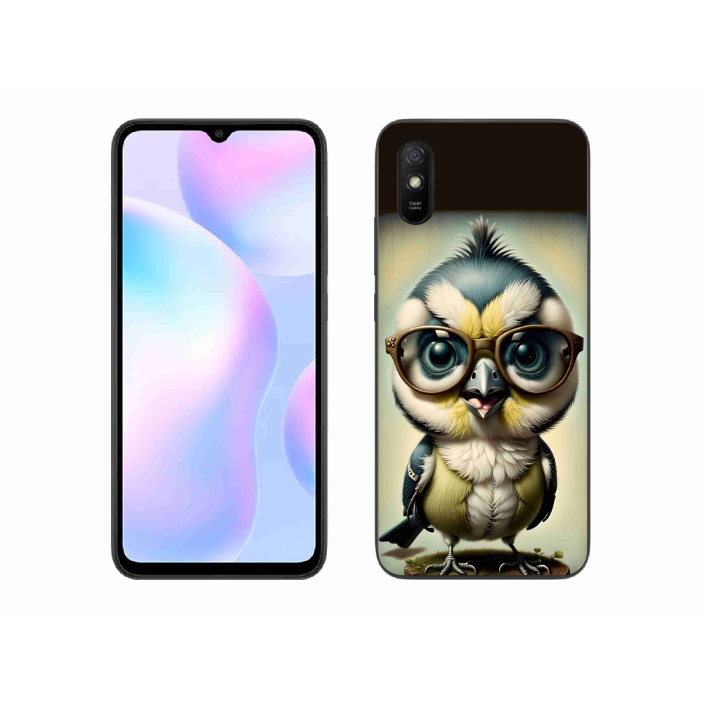 Gél borítás mmCase a Xiaomi Redmi 9A - cub szemüveggel
