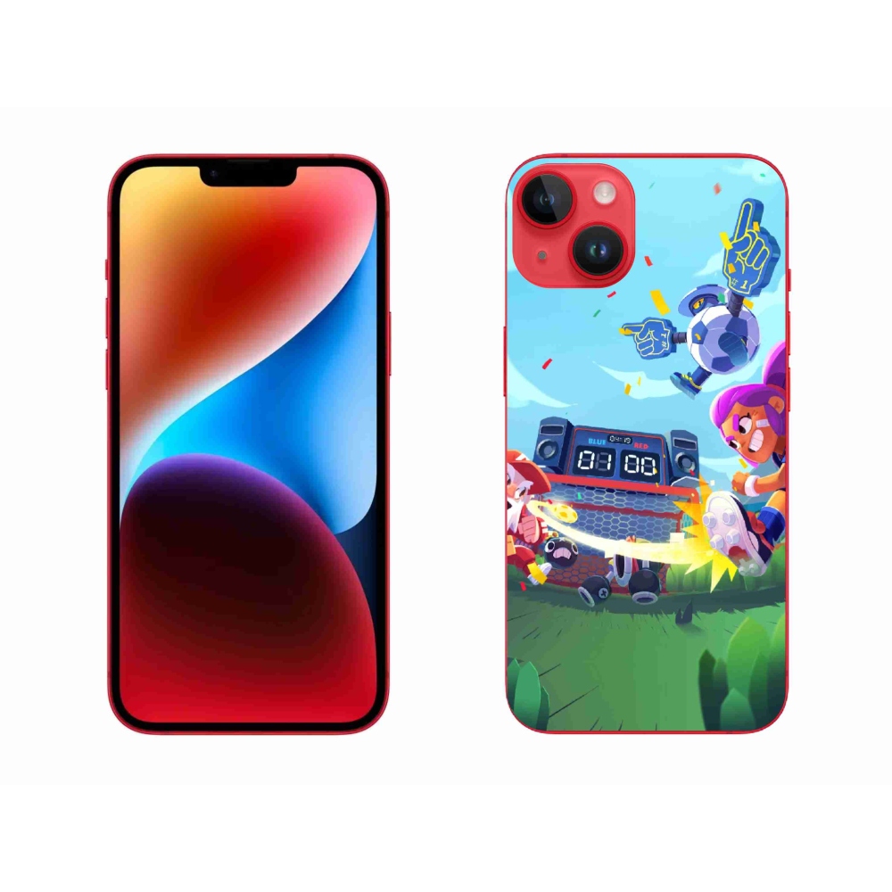 Zselés borítás mmCase iPhone 14 Plus készülékhez - verekedős csillagok 1