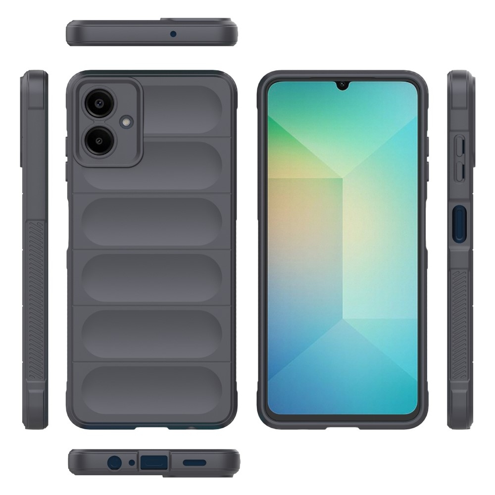 Rugg tartós zselés tok Samsung Galaxy A06 4G - sötétszürke