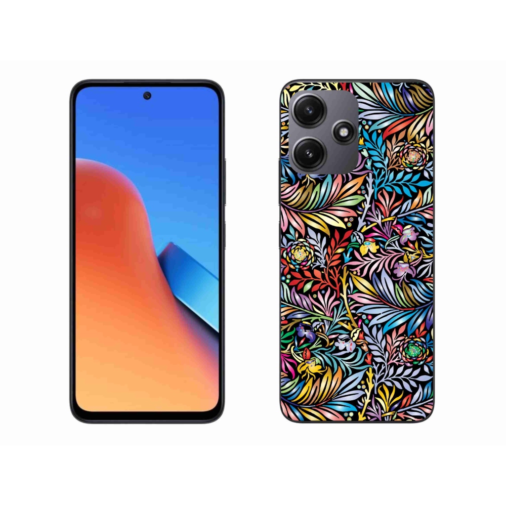 Gél borító mmCase a Xiaomi Redmi 12 5G számára - virágok 5