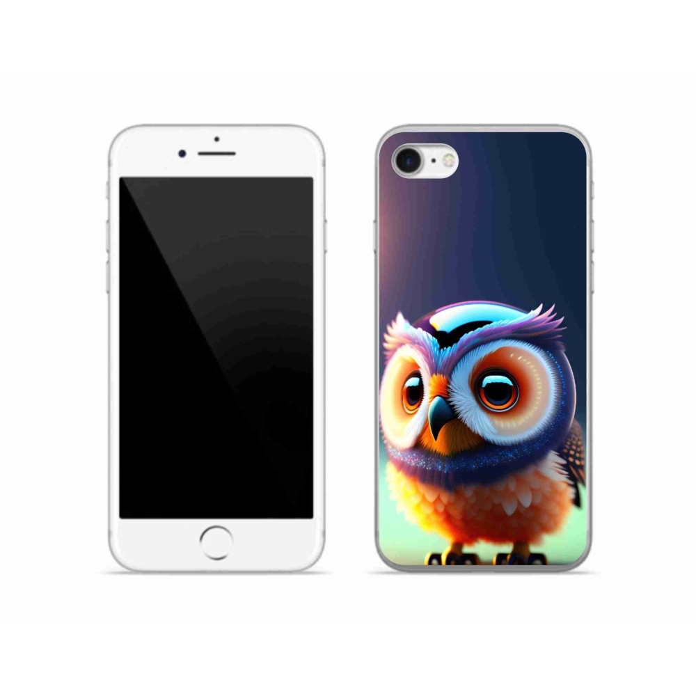 Zselés borítás mmCase iPhone SE (2020) - bagoly