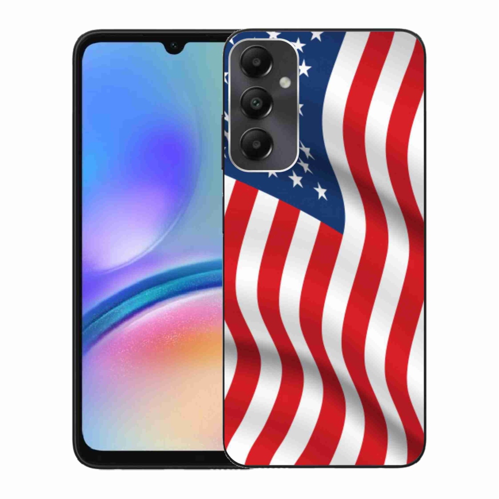 Gél védőhuzat mmCase Samsung Galaxy A05s - amerikai zászlóhoz