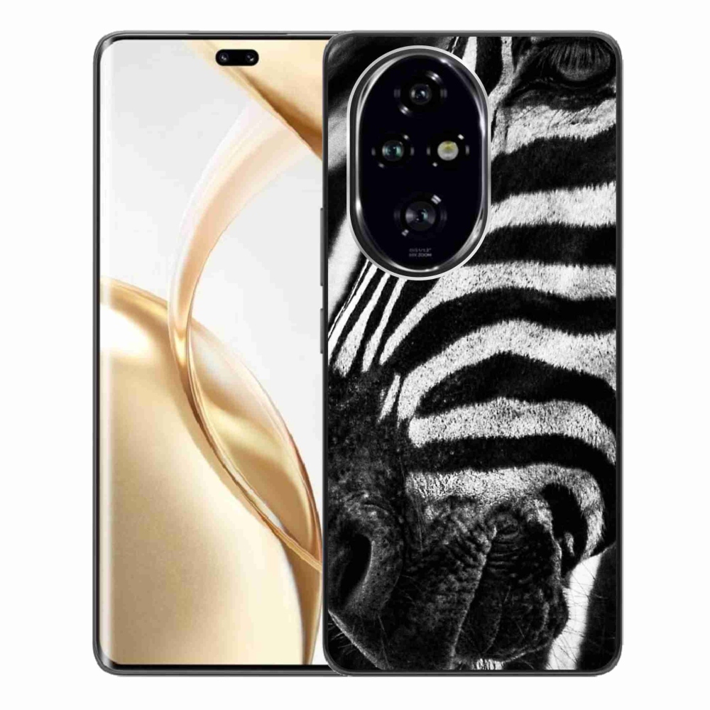Zselés borítás mmCase a Honor 200 Pro 5G készülékhez - zebra