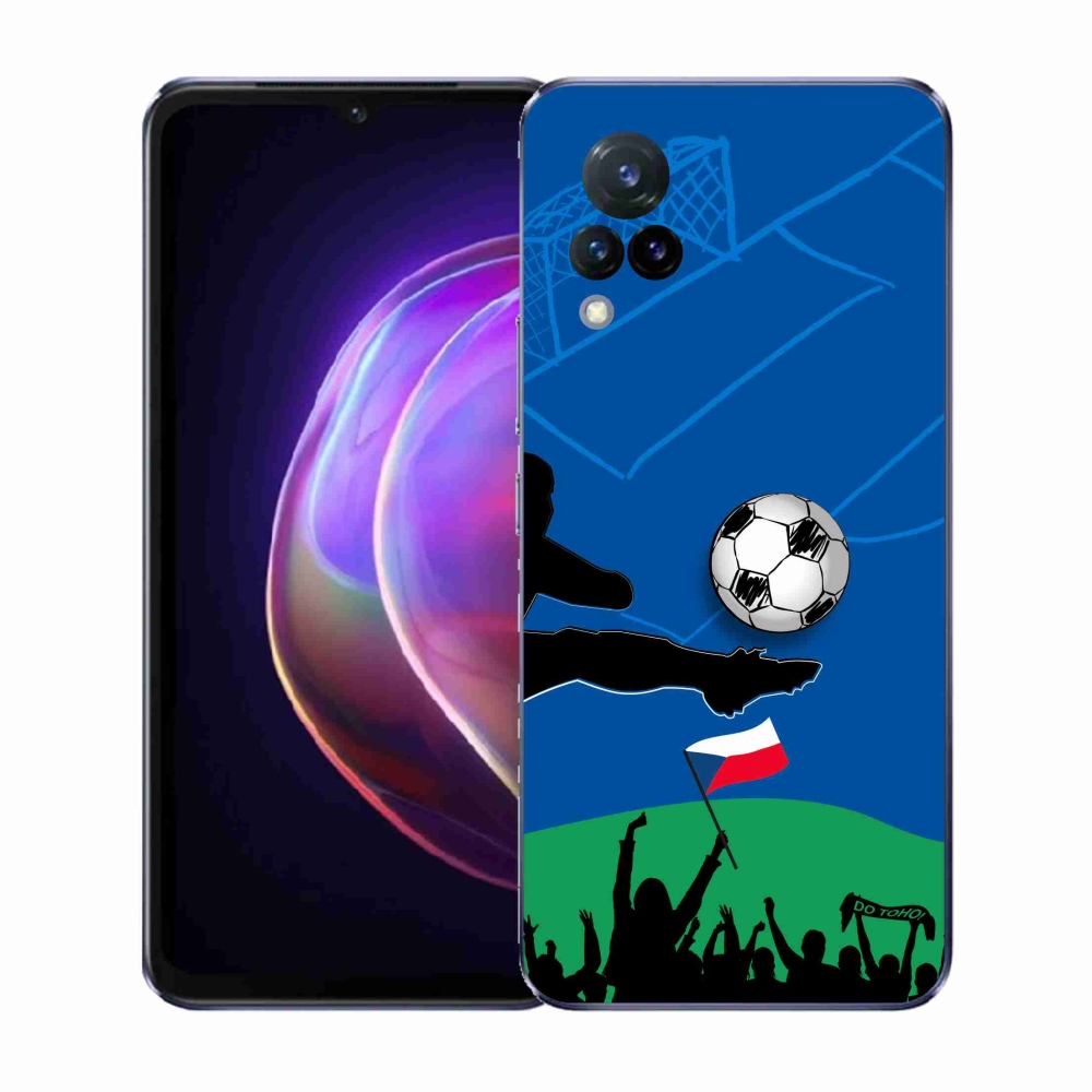 Gélburkolat mmCase a Vivo V21 4G/5G-n - futballszurkolóknak