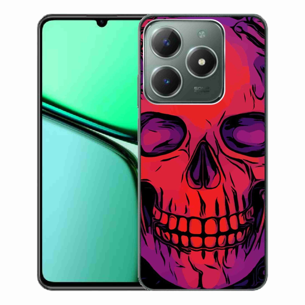Gél tok mmCase a Realme C61 készülékhez - koponya