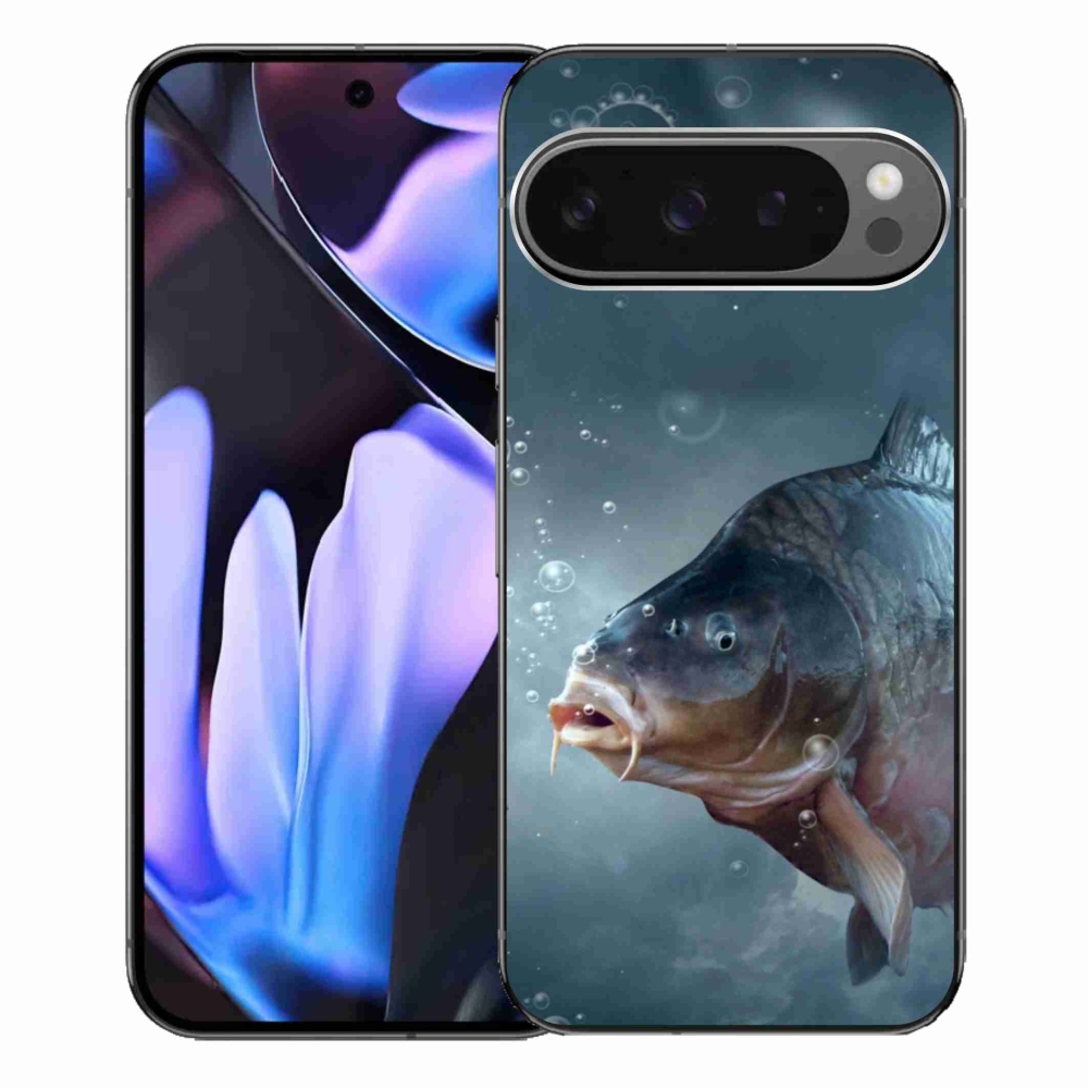 Gél borítás mmCase a Google Pixel 9 Pro XL számára - ponty és buborékok