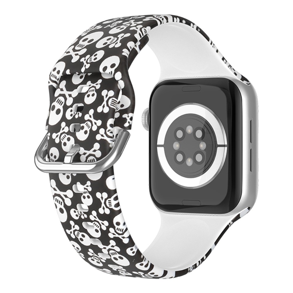 Nyomtatott szilikon szíj Apple Watch Ultra/Ultra 2 49mm/SE/SE 2022/2023 44mm/9/8/7 45mm/6/5/4 44mm/3/2/1 42 mm - minta I