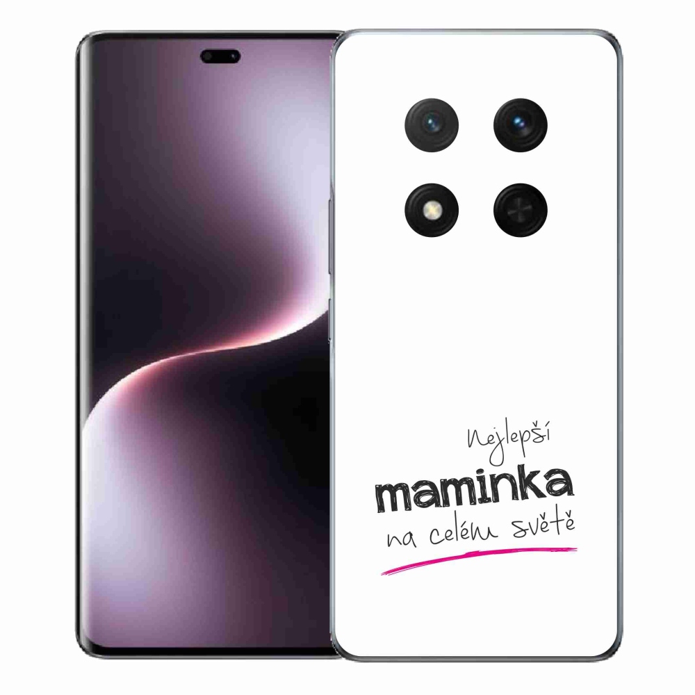 Gél borító mmCase a Honor Magic 7 Lite 5G-n - legjobb anya 4 fehér háttérrel