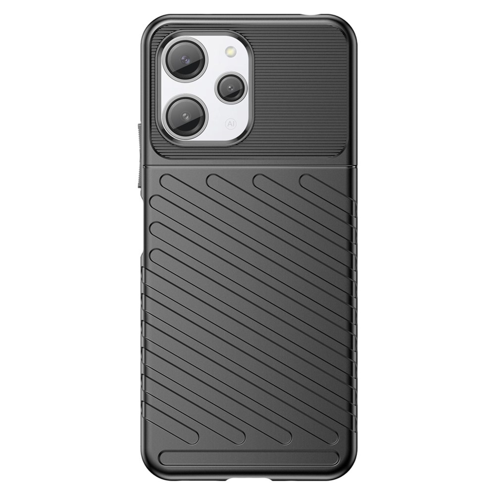 Thunder tartós zselés tok Xiaomi Redmi 12 4G/5G készülékhez - fekete