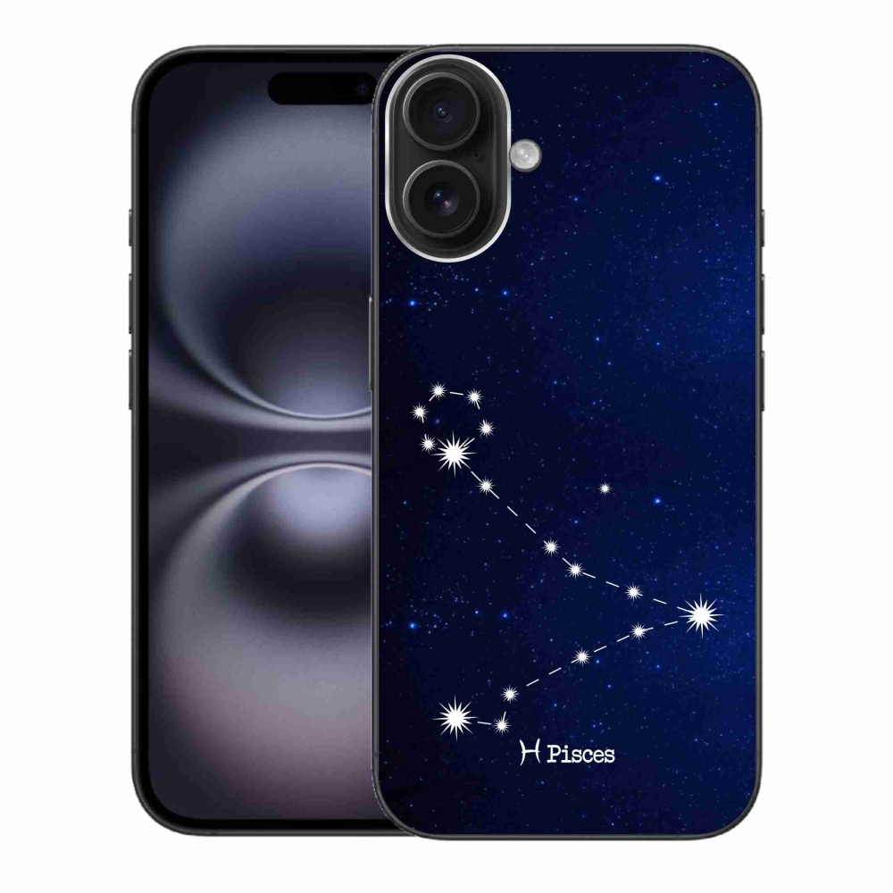 Gél borítás mmCase iPhone 16 Plus készülékhez - csillagkép Halak