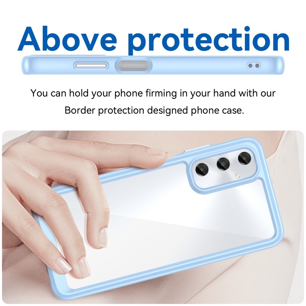 Gél tok kemény hátlappal Samsung Galaxy A05s készülékhez - kék