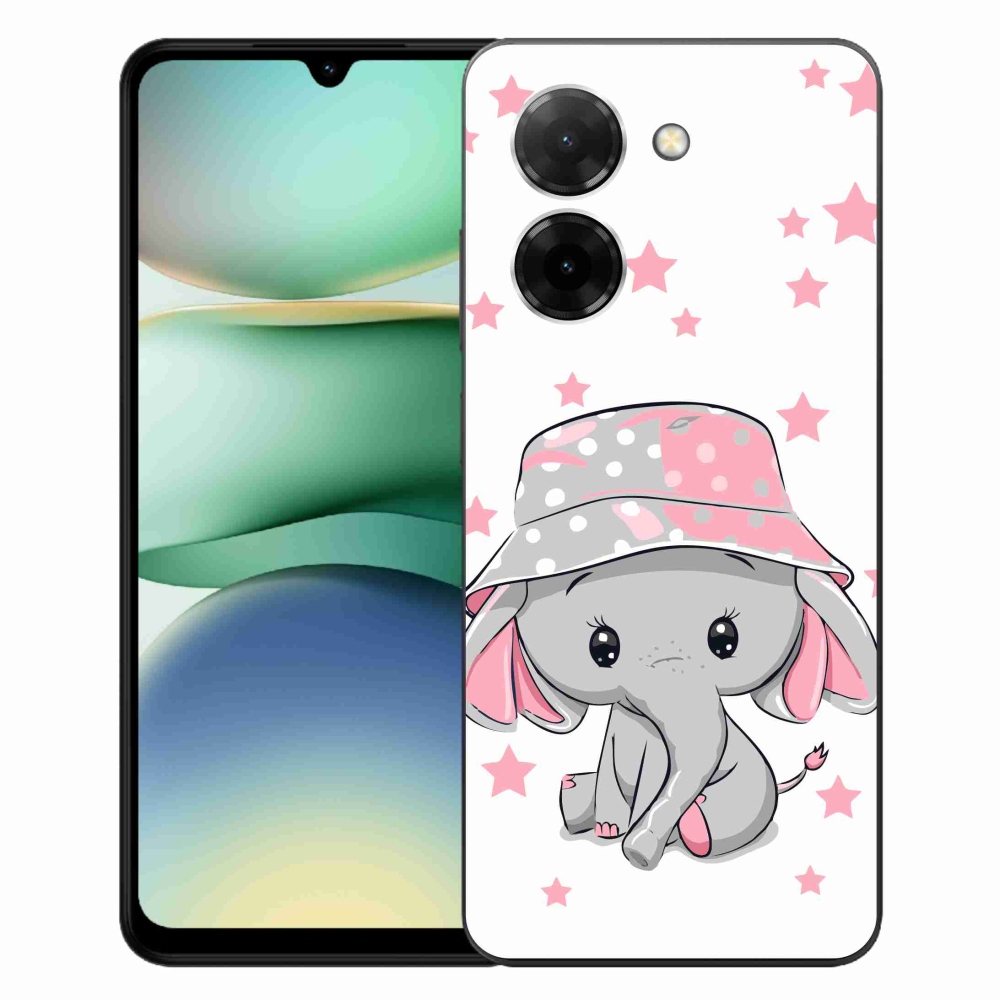 Gél borítás mmCase a Xiaomi Redmi A5 (171.7x77.8x8.3mm) - rózsaszín elefánthoz