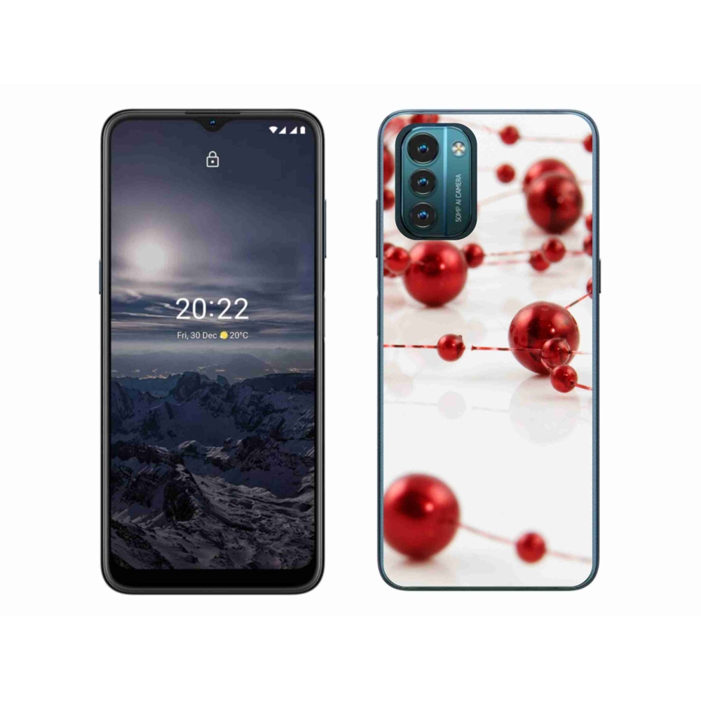 Zselés borítás mmCase a Nokia G11/G21 készülékhez - karácsonyi lánc