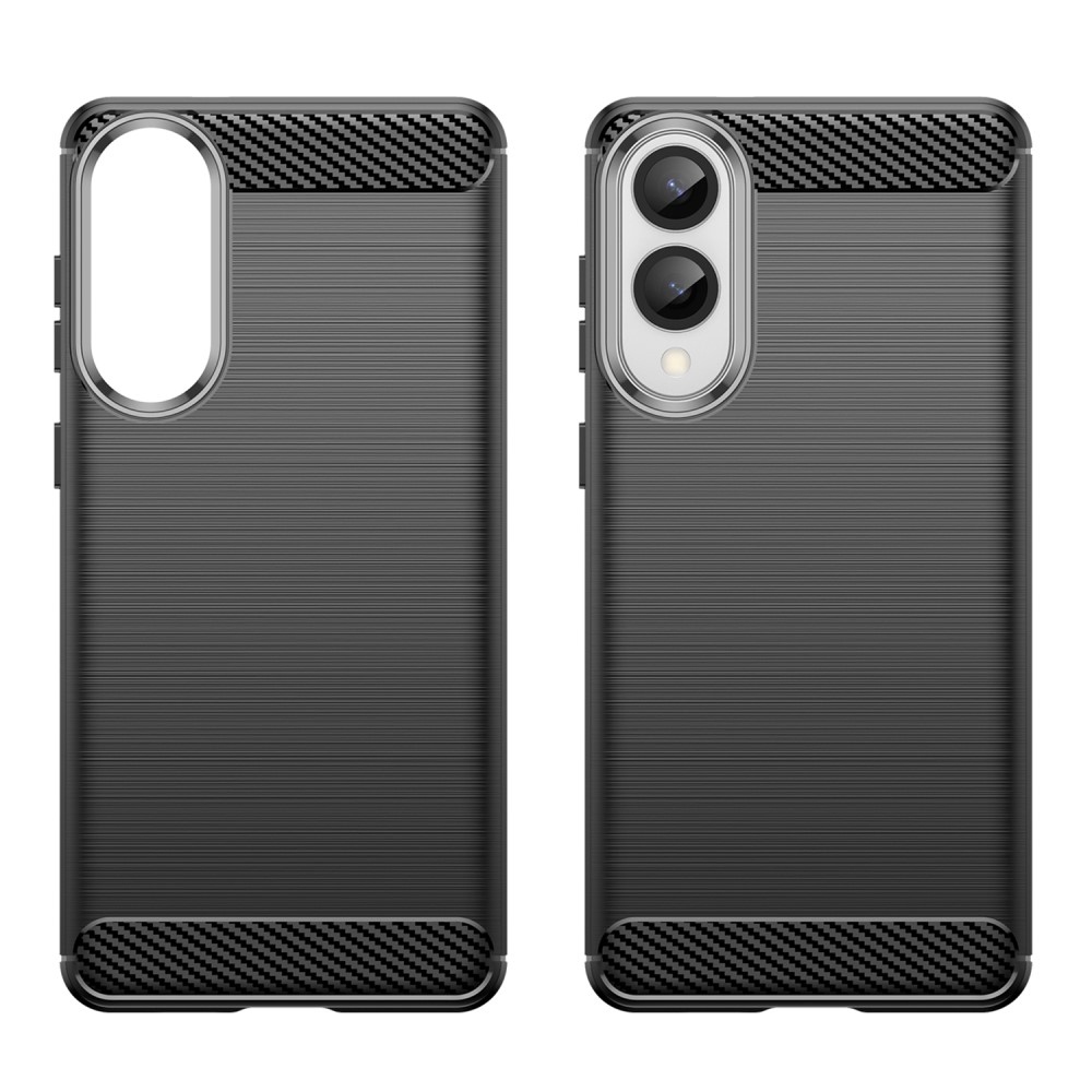 Szénálló zselés tok Samsung Galaxy S25 Edge készülékhez - fekete