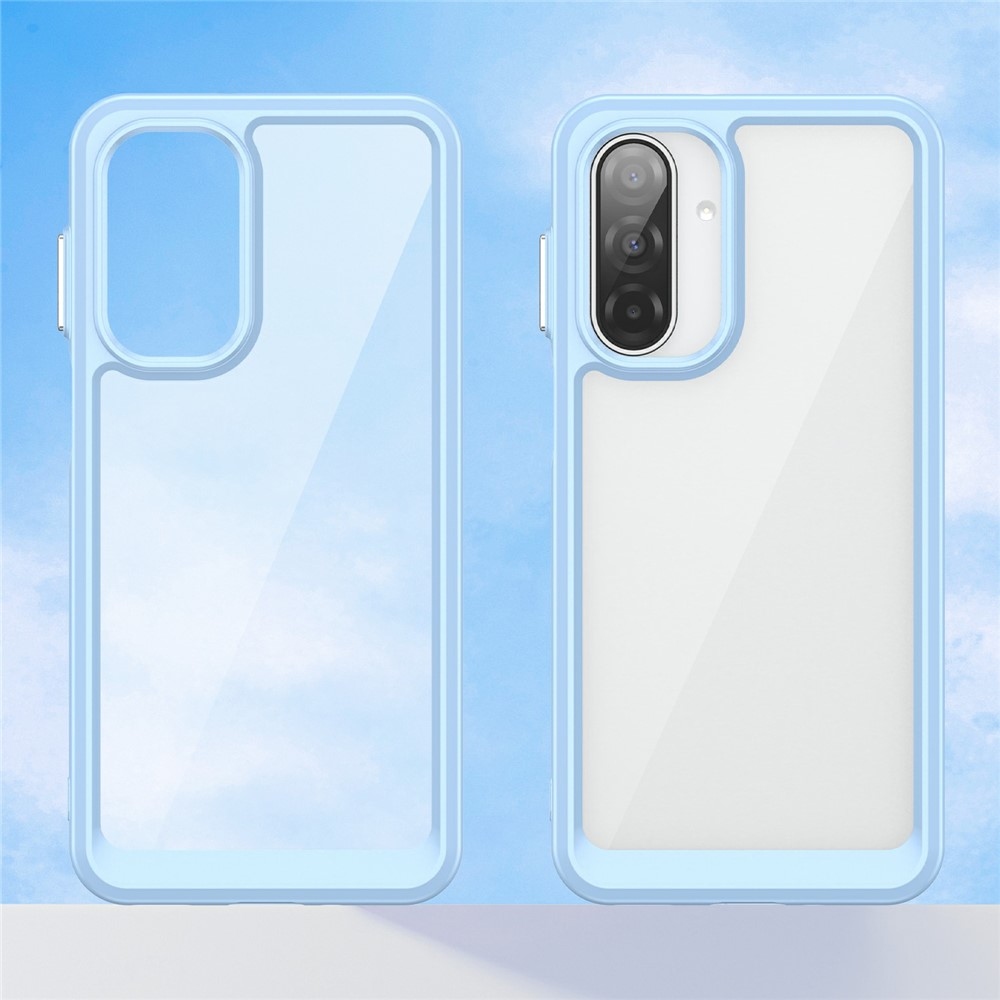 Gél tok kemény hátlappal Samsung Galaxy A17 5G készülékhez - kék