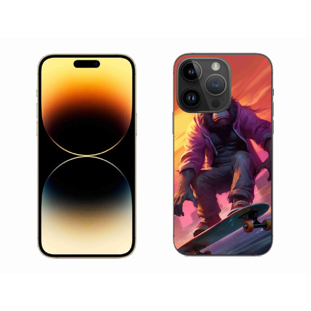 Zselés borítás mmCase iPhone 14 Pro Max készülékhez - gorilla gördeszkán