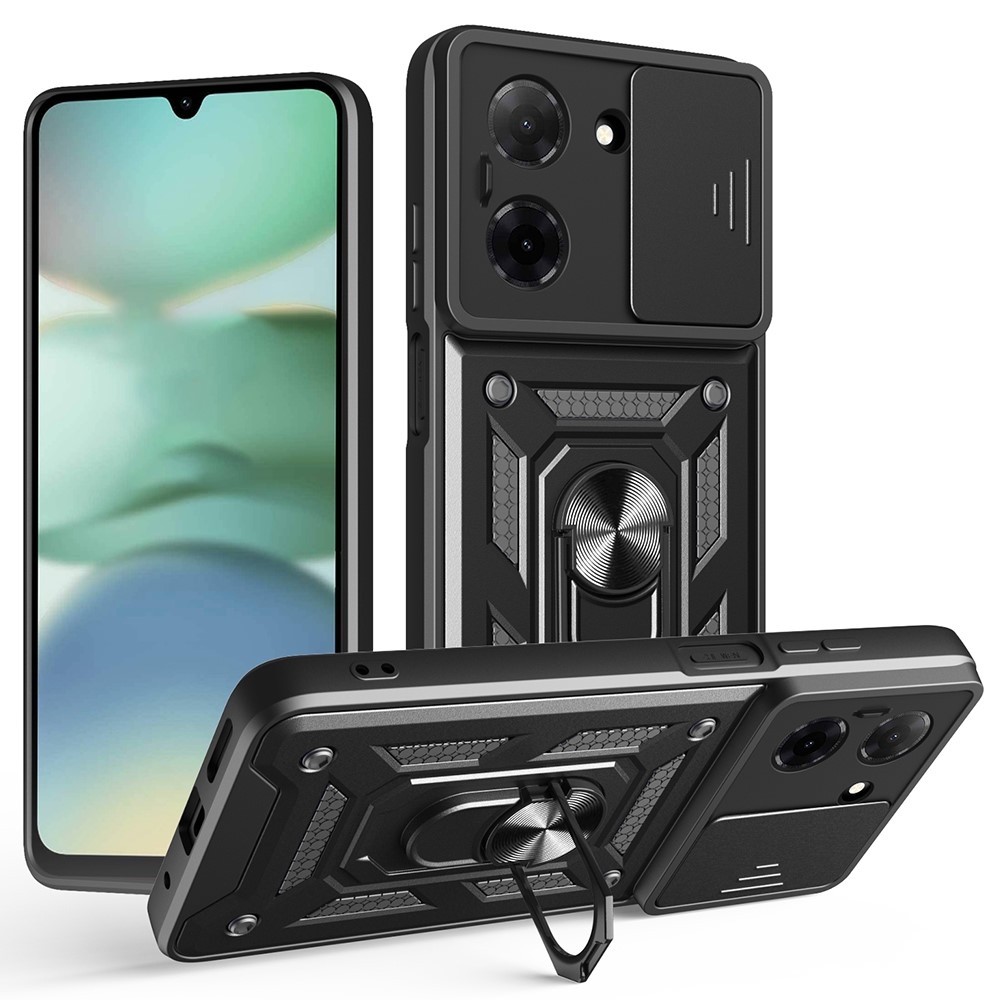 Tartós csúszásbiztos borító Xiaomi Redmi A5 (173.45x79.35x8.45mm) - fekete