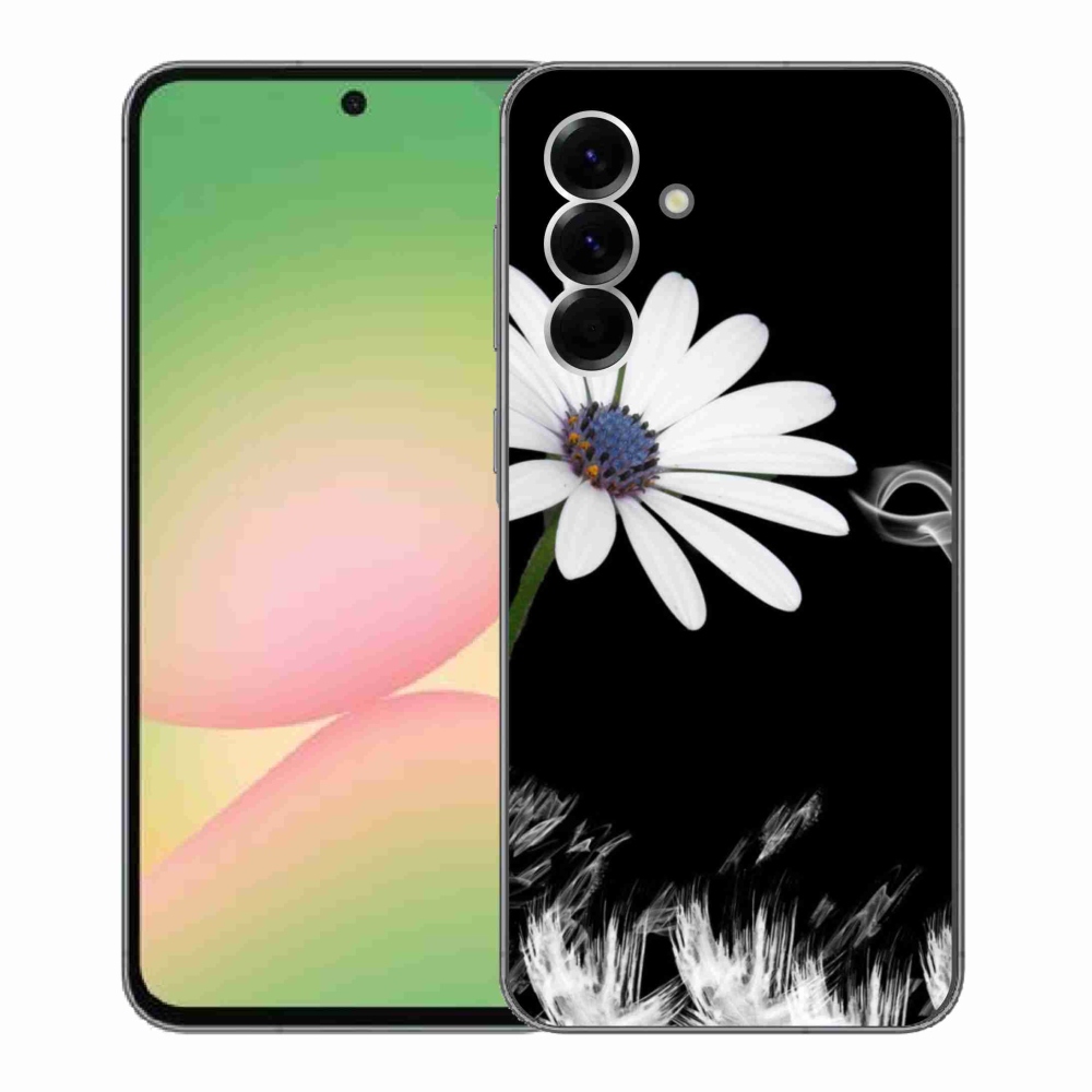 Gél védőhuzat mmCase Samsung Galaxy A56 5G - fehér virág
