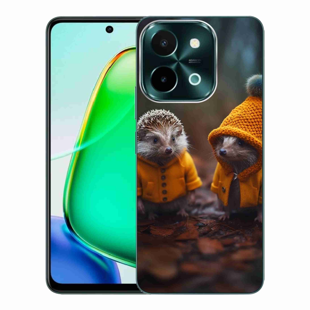 Zselés borítás mmCase a Vivo Y28-hoz - süni