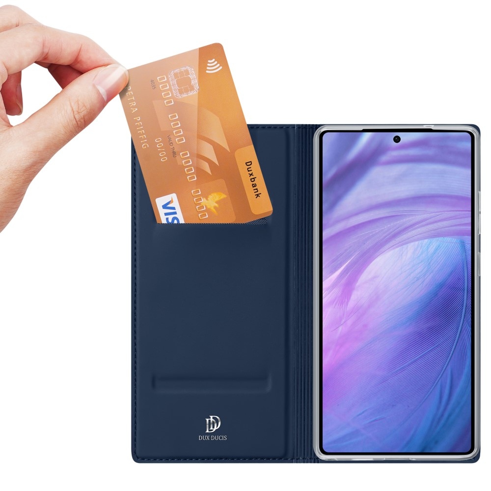 DUX könyvtáska Samsung Galaxy S25 Ultra készülékhez - sötétkék