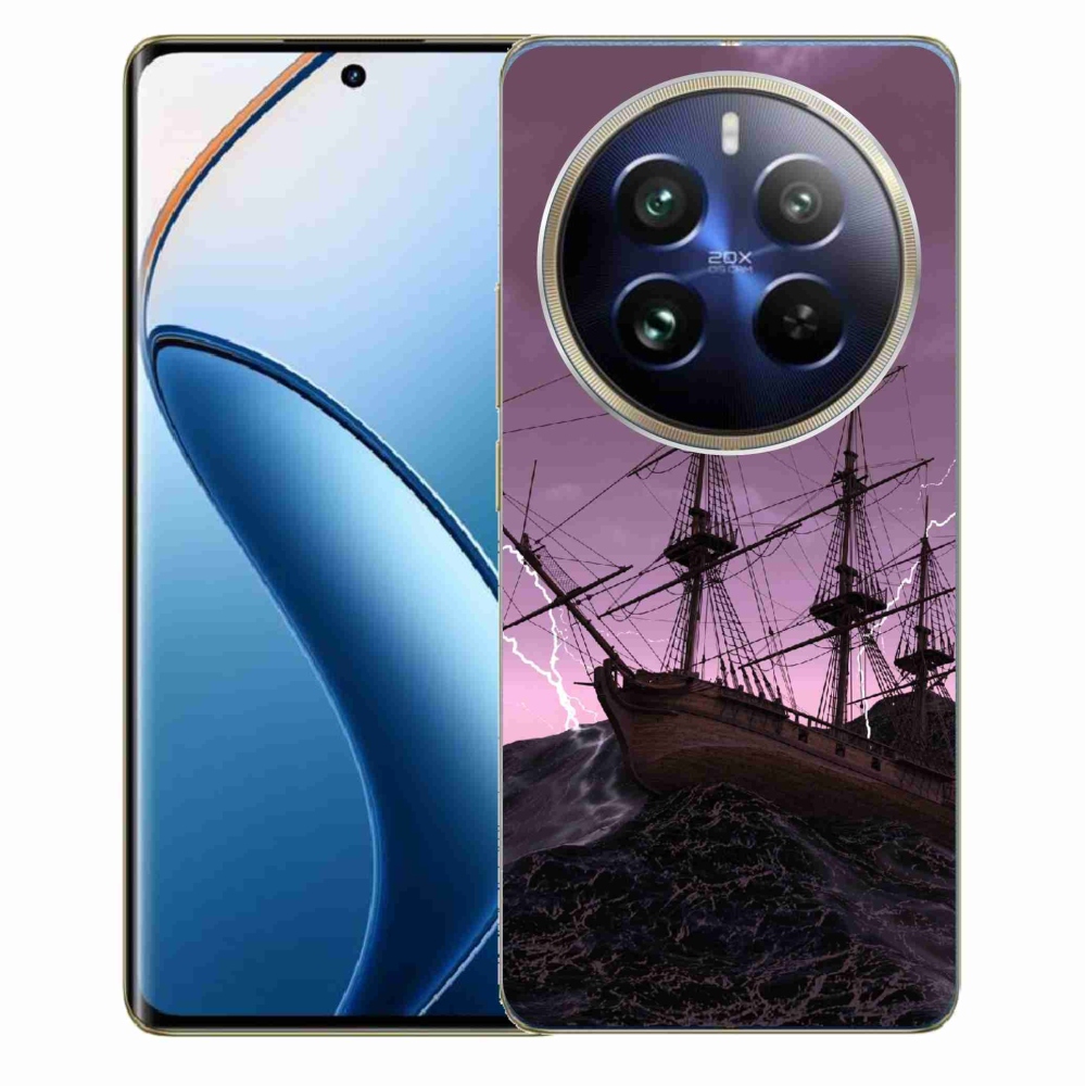 mmCase zselés borító a Realme 12 Pro 5G/12 Pro+ 5G számára - Viharban a hajó