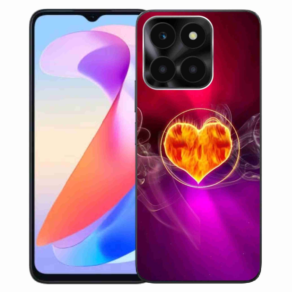 Gél borítás mmCase a Honor X6a készülékhez - tüzes szív